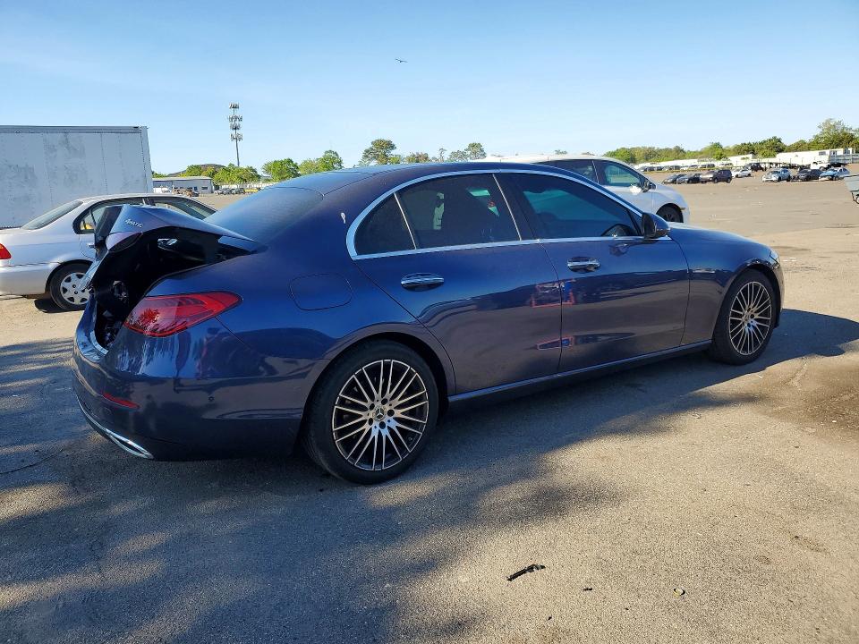 2023 Mercedes-benz C-klasse VIN W1KAF4HBXPR151200 COPART salvage auction — REAR END, Ny - Mv-907A Salvage Certificate, sold $22,200 on 2026-07-13 (photo 3)