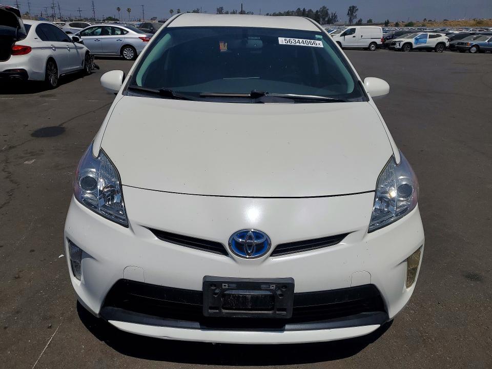 2015 Toyota Prius VIN JTDKN3DUXF0417241 COPART salvage auction — REAR END, Ca - Salvage Certificate, sold $4,200 on 2026-07-06 (photo 5)