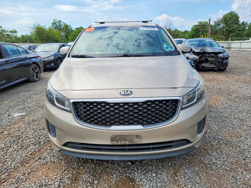 2016 Kia SEDONA VIN KNDMB5C11G6125240 COPART salvage auction — MECHANICAL, Nj - Certificate Of Title, sold $1,250 on 2026-07-10 (photo 5)