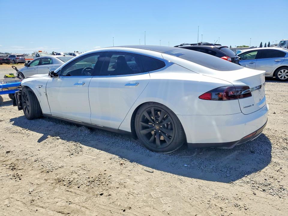 2013 Tesla VIN 5YJSA1CN7DFP24732 COPART salvage auction — FRONT END, Ca - Salvage Certificate, sold $3,100 on 2026-07-16 (photo 2)