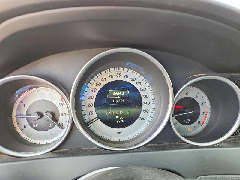 2014 Mercedes-benz C-klasse VIN WDDGF4HB8ER313199 COPART salvage auction — FRONT END, TX - SALVAGE VEHICLE TITLE (P), sold $500 on 2026-08-19 (photo 9)