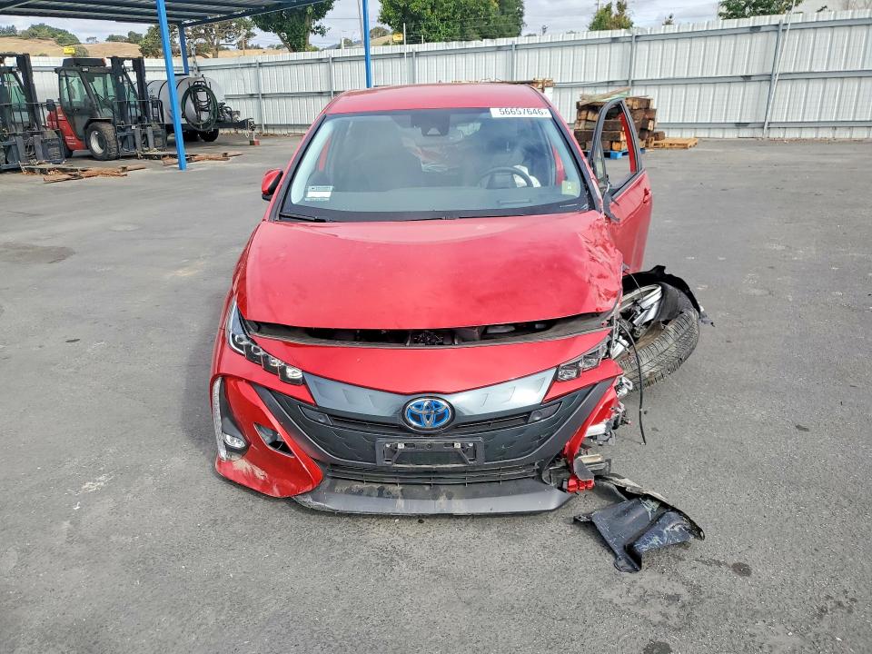 2022 Toyota Prius VIN JTDKAMFPXN3201086 COPART salvage auction — FRONT END, Ca - Salvage Certificate, sold $4,400 on 2026-07-24 (photo 5)