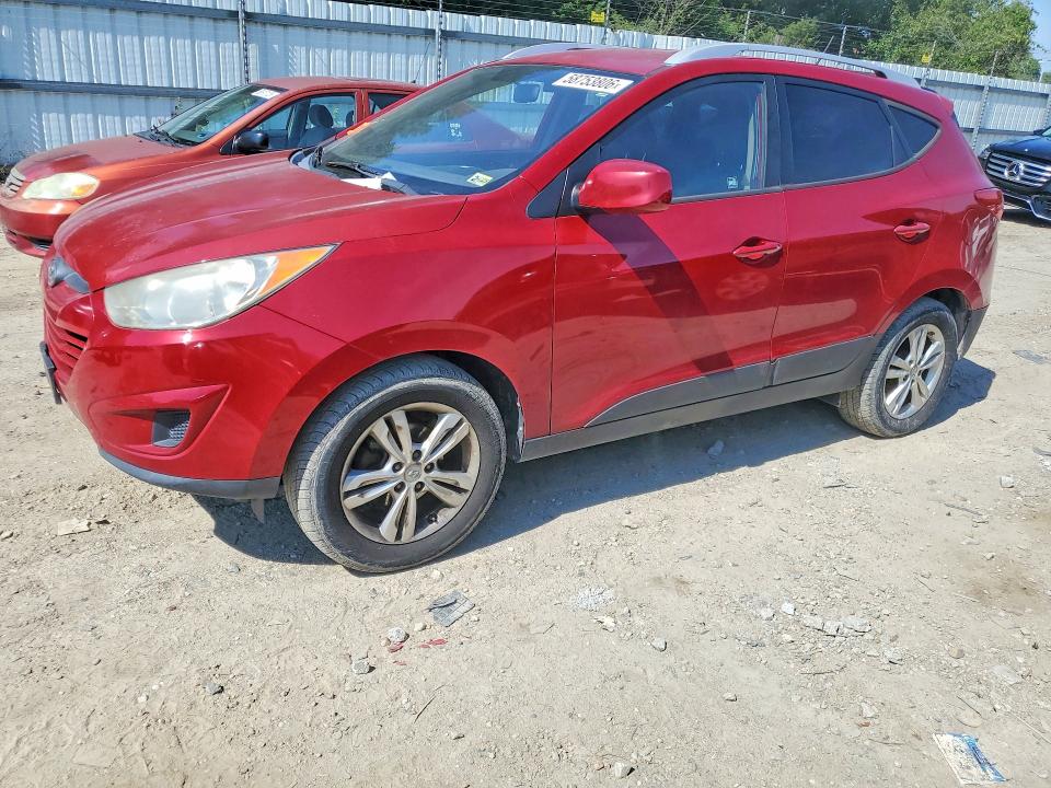 2011 Hyundai Tucson VIN KM8JU3AC2BU176025 COPART salvage auction — REAR END, Va - Certificate Of Title, sold $375 on 2026-07-07 (photo 1)