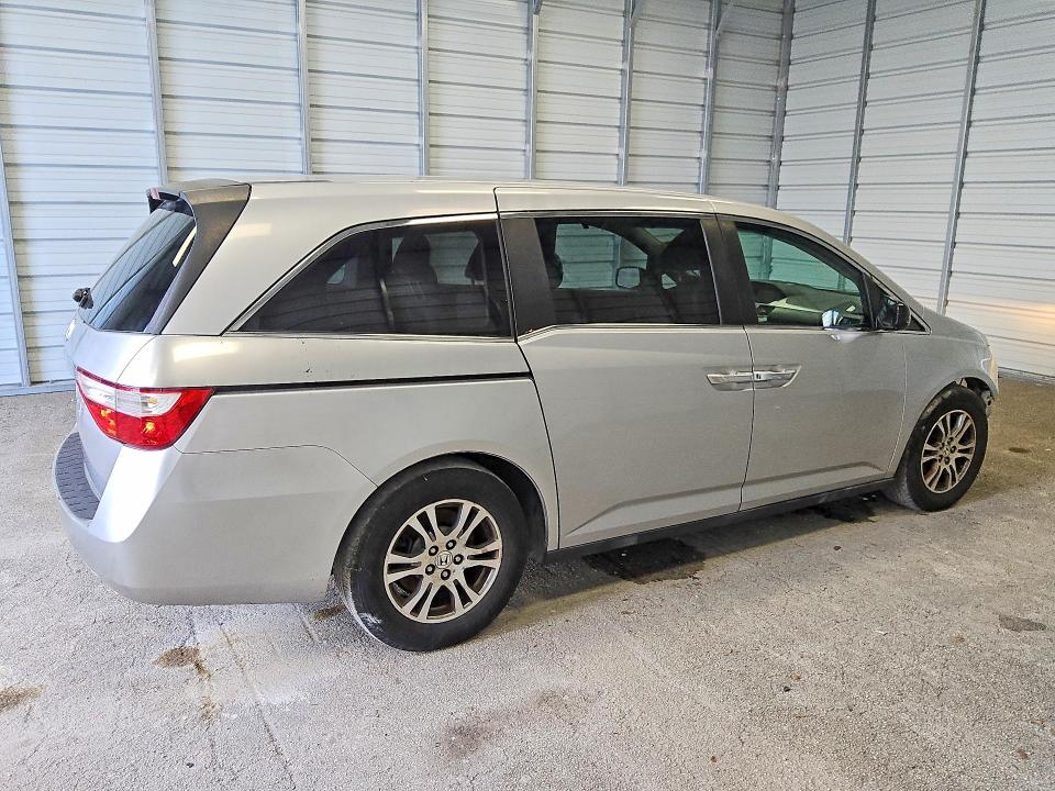 2013 Honda Odyssey VIN 5FNRL5H40DB089790 COPART salvage auction — FRONT END, Fl - Certificate Of Title, sold $1,400 on 2026-07-07 (photo 3)