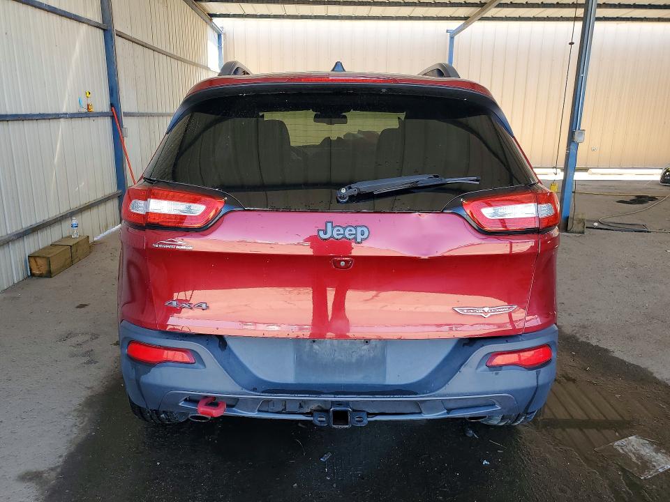 2017 Jeep Cherokee VIN 1C4PJMBS8HW600968 COPART salvage auction — FRONT END, CO - CERTIFICATE OF TITLE, sold $1,550 on 2026-07-02 (photo 6)