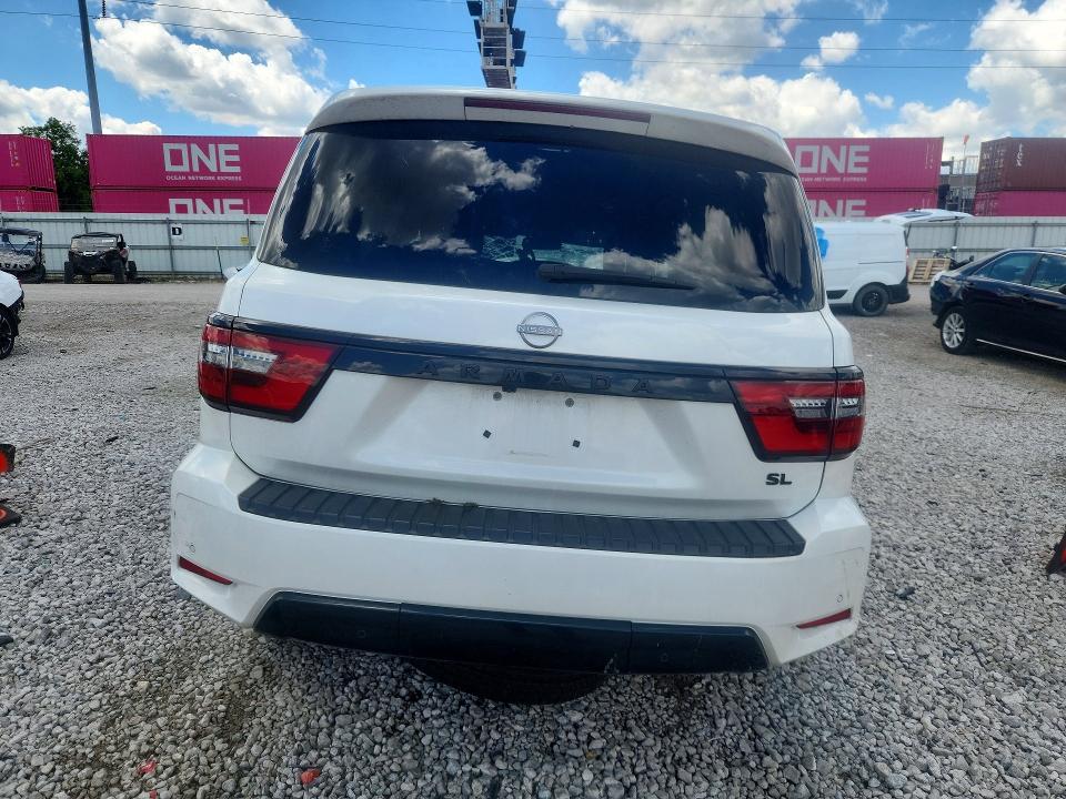2024 Nissan Armada VIN JN8AY2BB0R9854104 COPART salvage auction — FRONT END, Oh - Cert Of Title-Salvage, sold $125 on 2026-07-28 (photo 6)