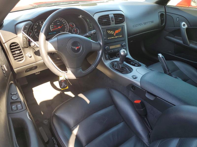 2006 Chevrolet Corvette VIN 1G1YY26E265126200 COPART salvage auction — FRONT END, Ca - Salvage Certificate, sold $30,750 on 2026-07-30 (photo 8)
