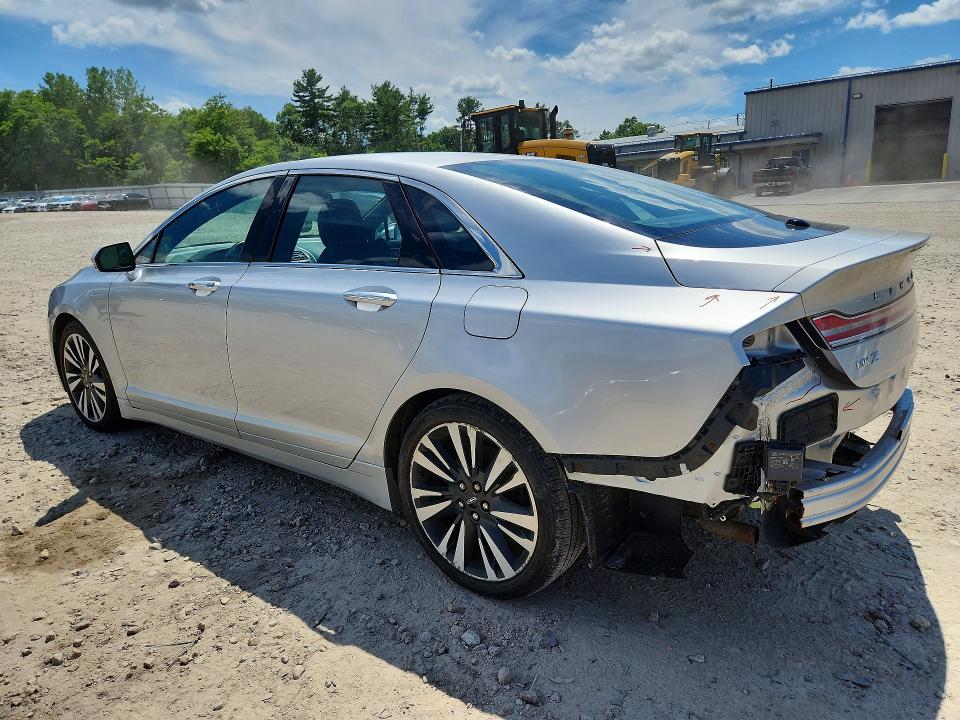 2017 Lincoln VIN 3LN6L5F90HR665864 COPART salvage auction — REAR END, Ma - Cert Of Title-Salvage, sold $525 on 2026-07-23 (photo 2)