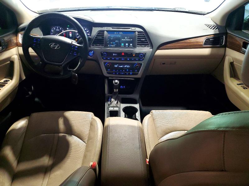 2017 Hyundai Sonata VIN 5NPE34AFXHH481526 COPART salvage auction — ENGINE BURN, Pa - Certificate Of Salvage, sold $925 on 2026-07-02 (photo 8)