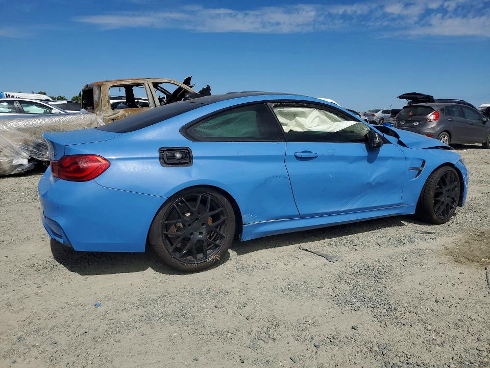 2019 BMW M4 VIN WBS4Y9C52KAG67747 COPART salvage auction — FRONT END, Va - Cert Of Title - Salvage, sold $7,600 on 2026-07-02 (photo 3)