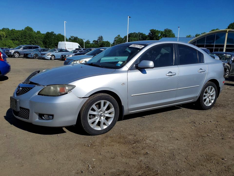 2007 Mazda 3 VIN JM1BK32FX71755120 COPART salvage auction — FRONT END, CT - CERT OF TITLE-PARTS ONLY SALVA, sold $475 on 2026-07-16 (photo 1)