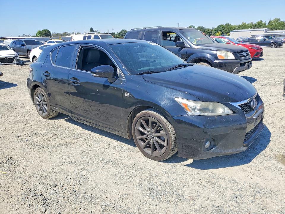 2012 Lexus Ct VIN JTHKD5BH1C2064066 COPART salvage auction — SIDE, Ca - Salvage Certificate, sold $3,300 on 2026-07-02 (photo 4)