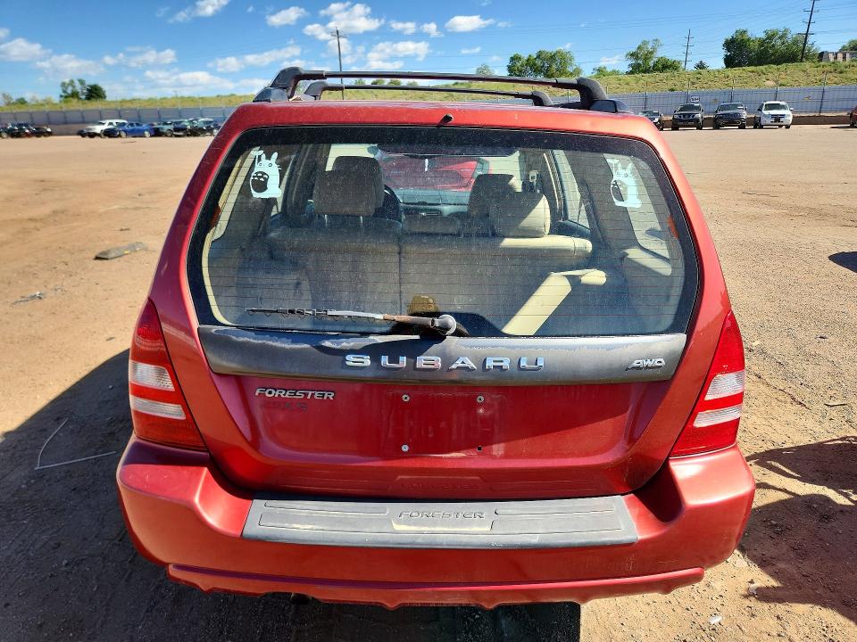 2003 Subaru Forester VIN JF1SG65623H765808 COPART salvage auction — UNDERCARRIAGE, Co - Dis/Dlr/Exp Only Clean Title, sold $275 on 2026-07-13 (photo 6)