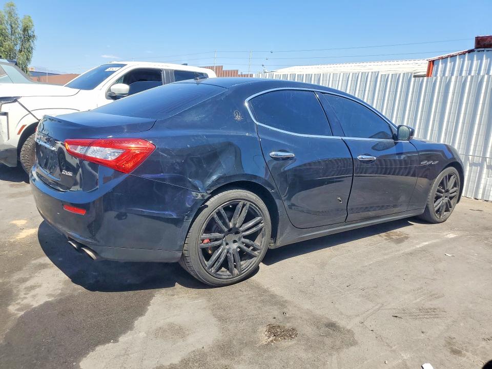 2017 Maserati Ghibli VIN ZAM57XSA4H1205953 COPART salvage auction — REAR END, CA - CERTIFICATE OF TITLE, sold $1,550 on 2026-07-27 (photo 3)