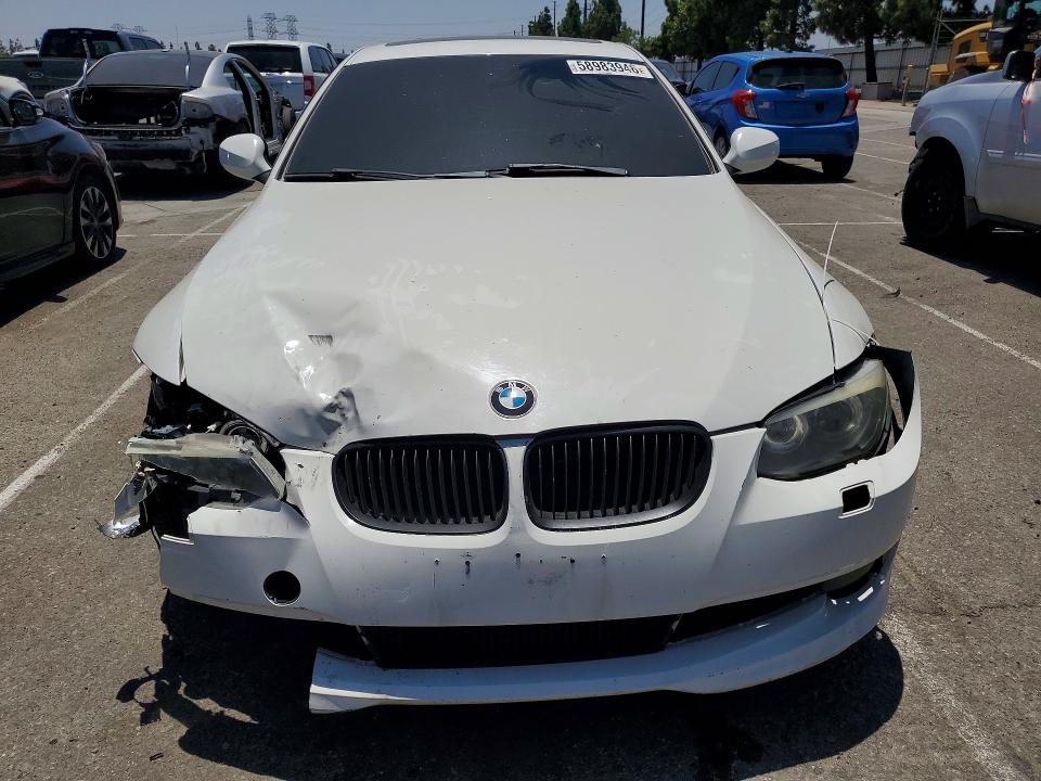 2011 BMW 3 series VIN WBAKE5C53BE574108 COPART salvage auction — FRONT END, Ca - Salvage Certificate, sold $575 on 2026-07-07 (photo 5)