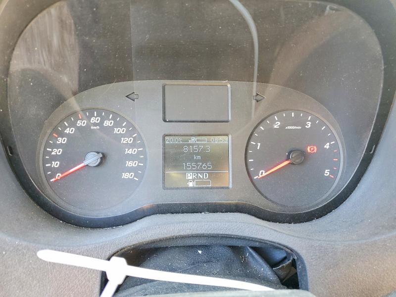 2020 Mercedes-benz Sprinter VIN W1Y4ECHY0LP237481 COPART salvage auction — FRONT END, ON - PERMIT SALVAGE, sold $12,100 on 2026-07-16 (photo 9)