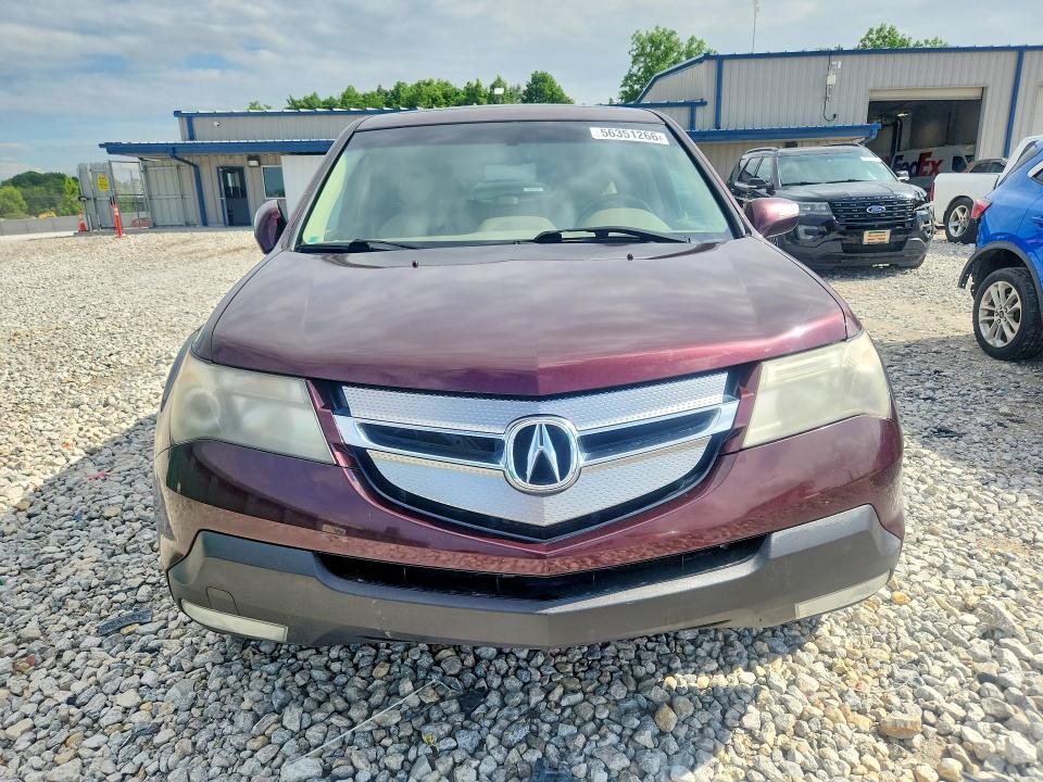 2009 Acura Mdx VIN 2HNYD28689H519604 COPART salvage auction — REAR END, Mi - Certificate Of Title, sold $875 on 2026-07-09 (photo 5)