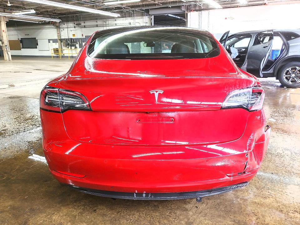 2022 Tesla Model 3 VIN 5YJ3E1EA9NF368840 COPART salvage auction — REAR END, Il - Salvage Certificate, sold $4,600 on 2026-07-15 (photo 6)