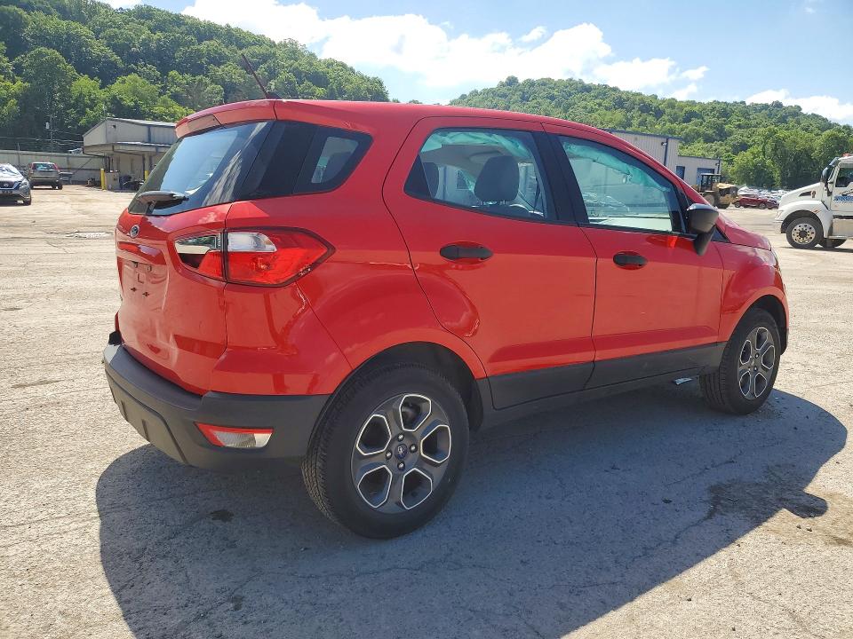 2021 Ford Ecosport VIN MAJ3S2FE1MC420382 COPART salvage auction — FRONT END, Pa - Certificate Of Salvage, sold $1,600 on 2026-07-23 (photo 3)