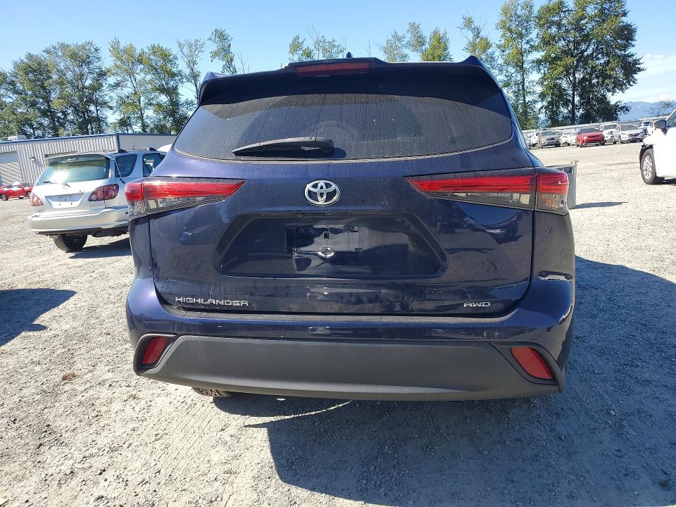 2021 Toyota VIN 5TDCZRBH2MS559210 COPART salvage auction — FRONT END, WA - BILL OF SALE, sold $60 on 2026-07-27 (photo 6)