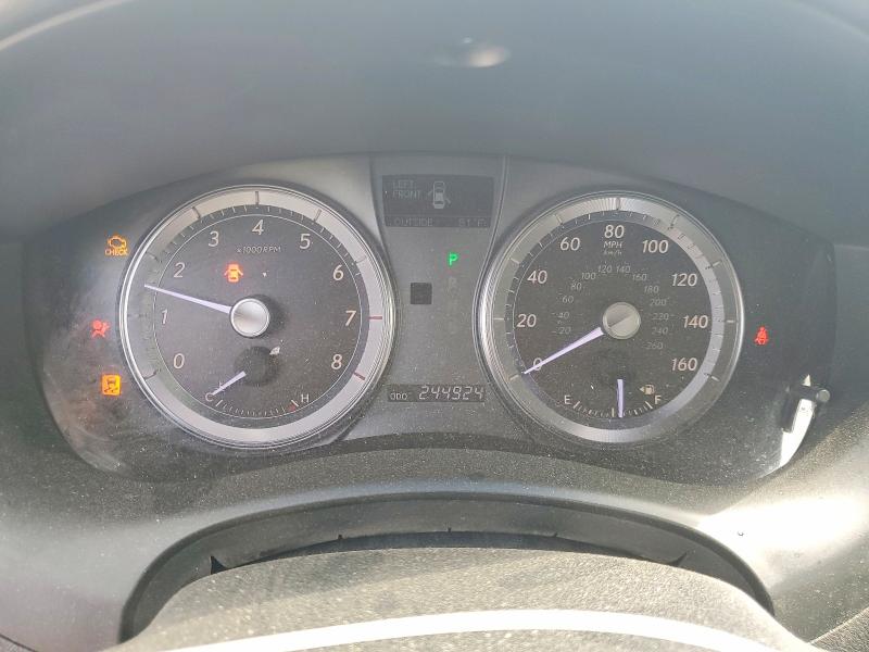 2011 Lexus Es 350 VIN JTHBK1EG0B2434858 COPART salvage auction — FRONT END, Tn - Salvage Certificate, sold $1,650 on 2026-07-27 (photo 9)