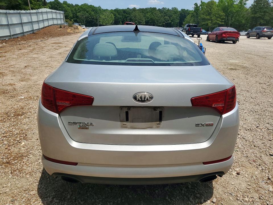 2013 Kia Optima VIN 5XXGN4A77DG186109 COPART salvage auction — REAR END, Nc - Salvage Certificate Of Title, sold $1,450 on 2026-07-31 (photo 6)