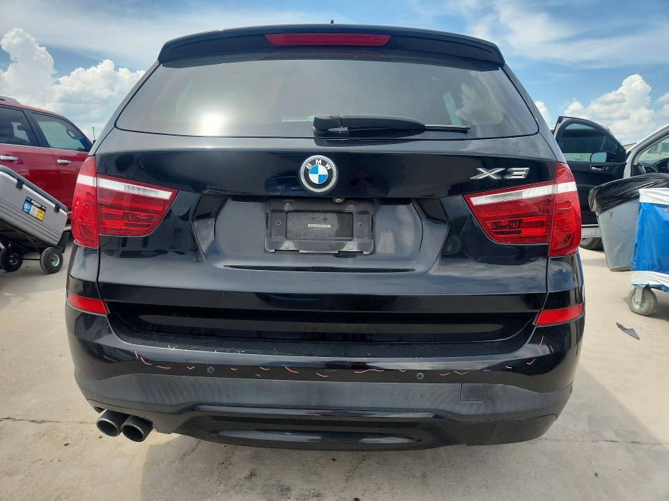 2017 BMW VIN 5UXWX9C33H0W67753 COPART salvage auction — REAR END, TX - SALVAGE VEHICLE TITLE (P), sold $3,250 on 2026-07-16 (photo 6)