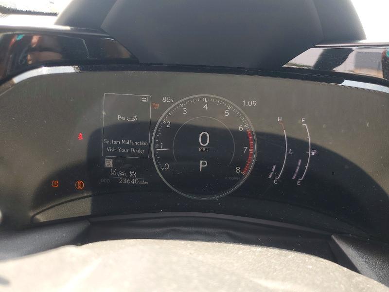 2022 Lexus Nx VIN 2T2GGCEZ4NC001034 COPART salvage auction — FRONT END, Mi - Cert Of Title-Salvage Vehicle, sold $21,700 on 2026-07-31 (photo 9)