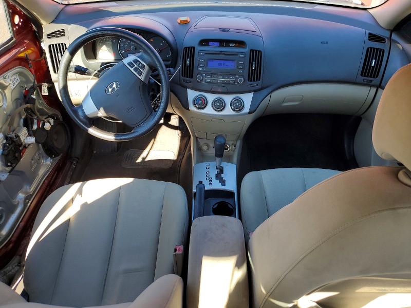 2009 Hyundai Elantra VIN KMHDU46D89U788261 COPART salvage auction — FRONT END, Pa - Cert Of Salv-R=Reconstructed, sold $625 on 2026-07-08 (photo 8)