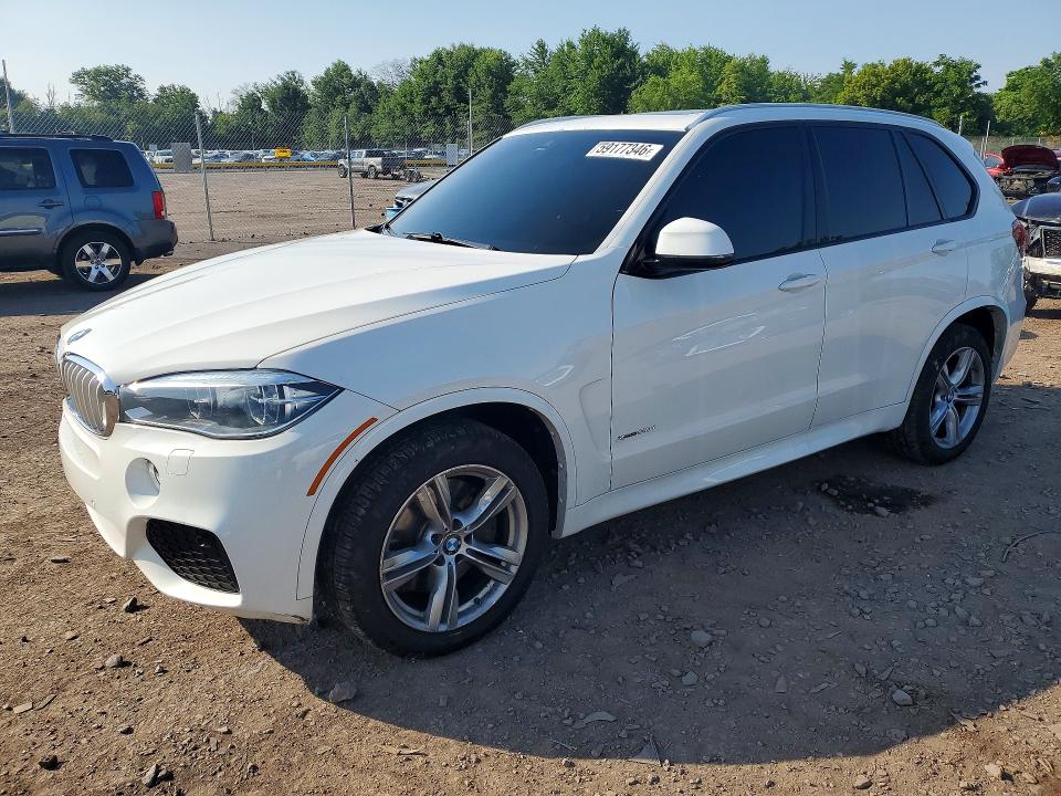 2016 BMW X5 VIN 5UXKR6C55G0J80447 COPART salvage auction — FRONT END, Pa - Certificate Of Salvage, sold $525 on 2026-07-29 (photo 1)