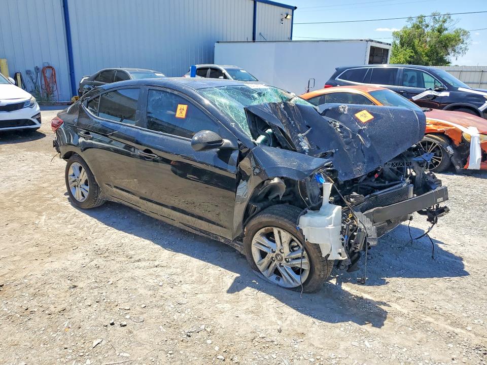 2020 Hyundai Elantra VIN KMHD84LF2LU073946 COPART salvage auction — ROLLOVER, Fl - Certificate Of Destruction, sold $20 on 2026-07-24 (photo 4)