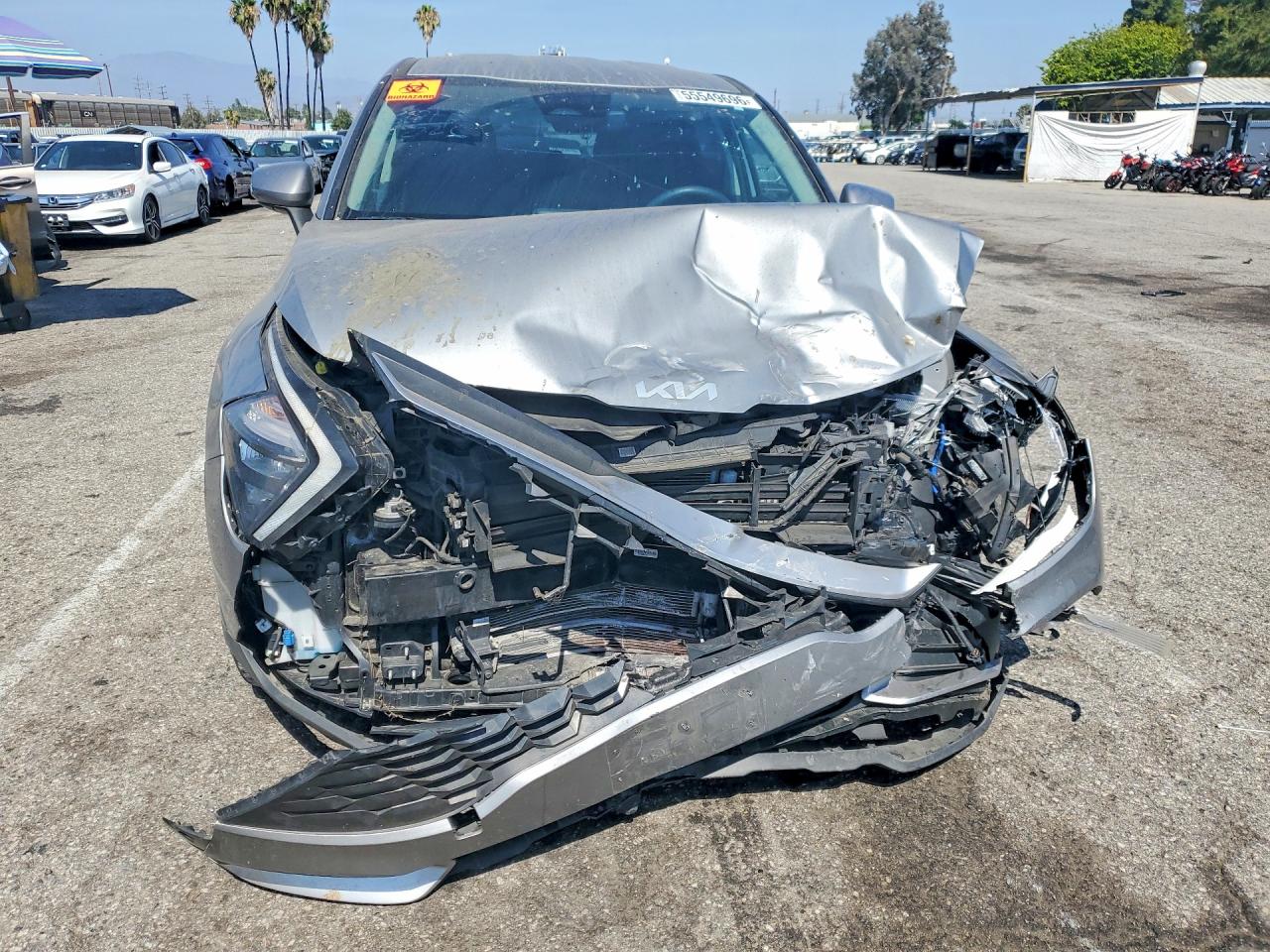 2023 Kia Sportage VIN KNDPUCAG8P7016772 COPART salvage auction — Front End, CA - SALVAGE CERTIFICATE, sold $2,650 on 2026-07-10 (photo 5)