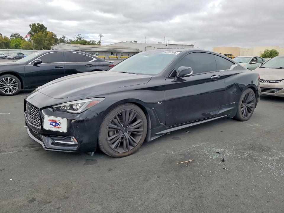 2017 Infiniti VIN JN1EV7EKXHM364542 COPART salvage auction — VANDALISM, Ca - Salvage Certificate, sold $60 on 2026-07-15 (photo 1)