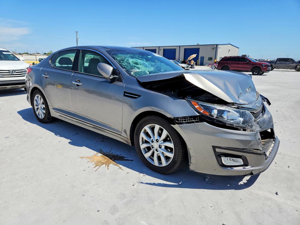 2015 Kia Optima VIN 5XXGN4A77FG413138 COPART salvage auction — FRONT END, Ok - Cert Of Title-Salvage, sold $775 on 2026-07-17 (photo 4)