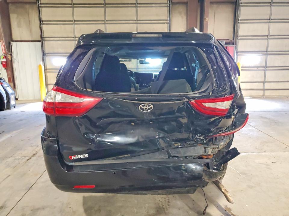 2015 Toyota Sienna VIN 5TDDK3DCXFS096940 COPART salvage auction — REAR END, Il - Salvage Certificate, sold $175 on 2026-07-29 (photo 6)