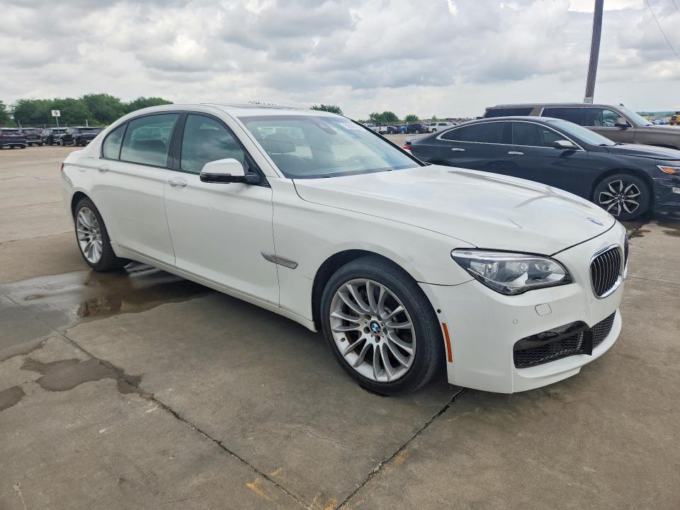 2014 BMW 7er VIN WBAYE8C53ED780597 COPART salvage auction — NORMAL WEAR, La - Certificate Of Title, sold $1,750 on 2026-07-02 (photo 4)