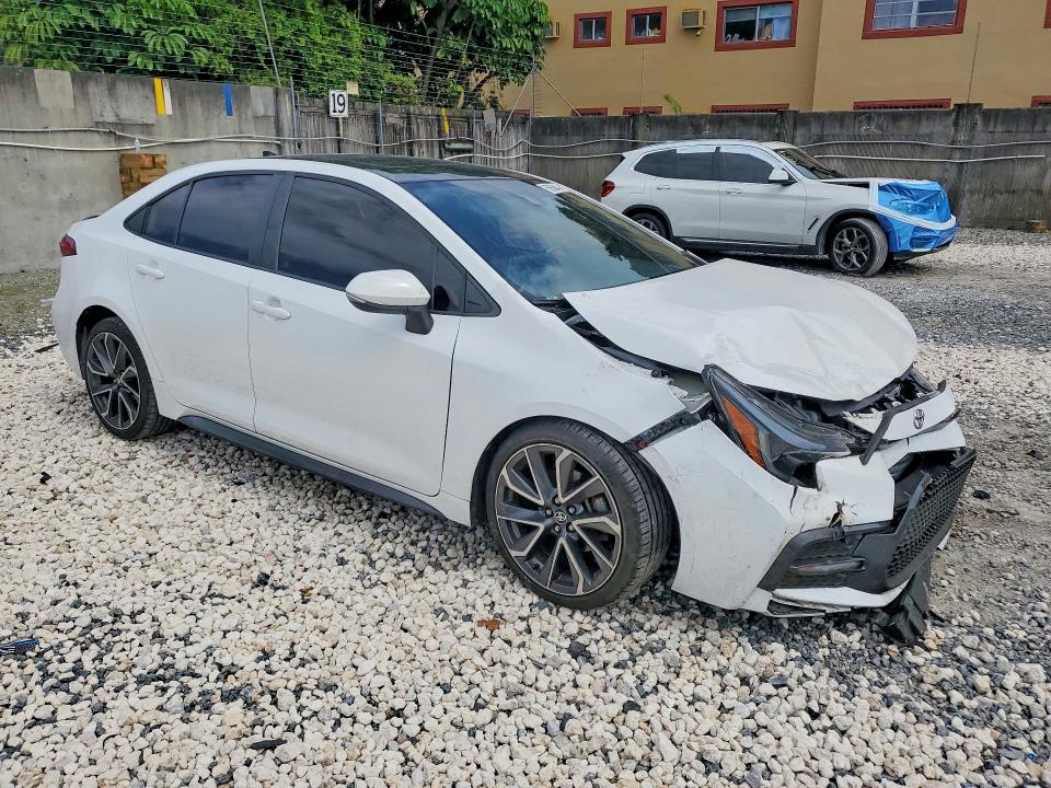 2022 Toyota Corolla VIN 5YFT4MCE1NP100377 COPART salvage auction — FRONT END, Fl - Certificate Of Destruction, sold $1,200 on 2026-07-28 (photo 4)
