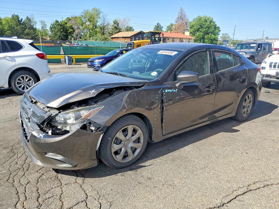 2014 Mazda 3 VIN JM1BM1U71E1210943 COPART salvage auction — FRONT END, Co - Dis/Dlr/Exp Only Clean Title, sold $1,600 on 2026-07-07 (photo 1)