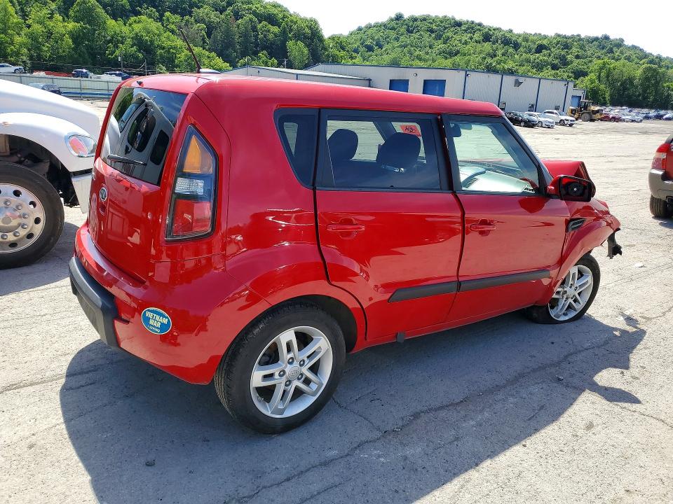 2011 Kia Soul VIN KNDJT2A23B7215146 COPART salvage auction — FRONT END, Pa - Certificate Of Salvage, sold $100 on 2026-07-23 (photo 3)