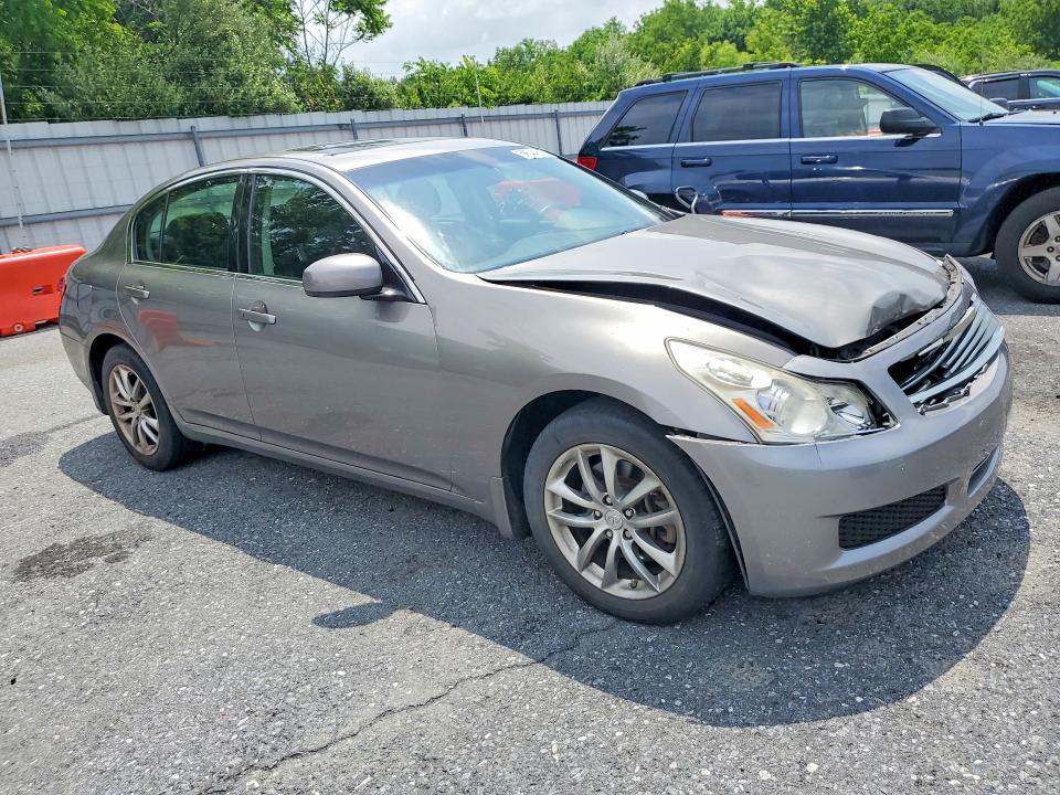 2007 Infiniti G VIN JNKBV61F07M812061 COPART salvage auction — FRONT END, Pa - Certificate Of Salvage, sold $500 on 2026-07-14 (photo 4)