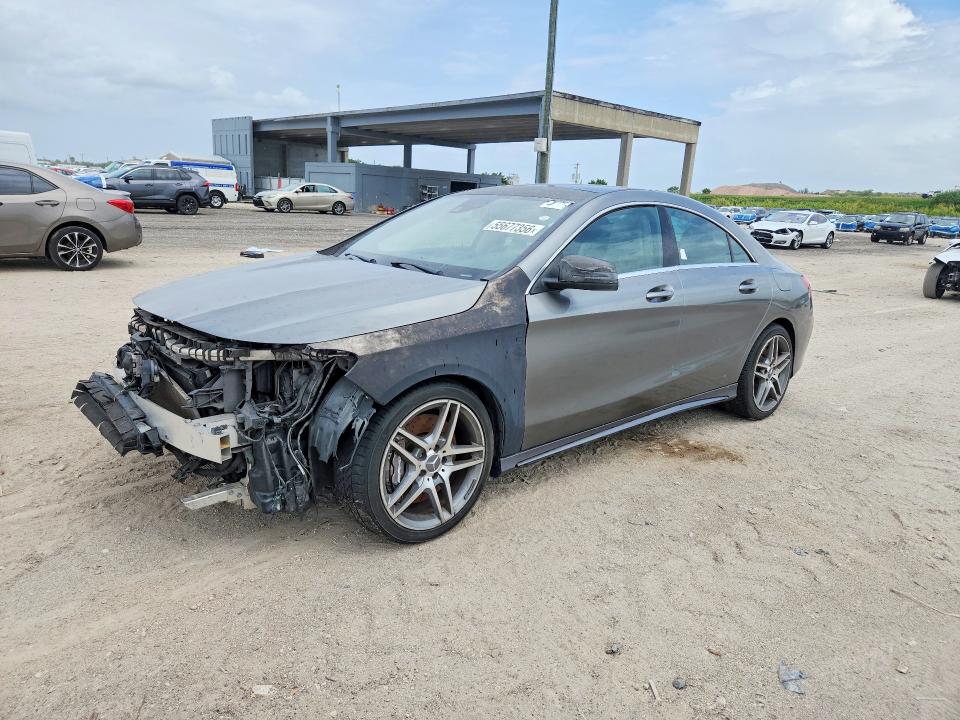 2014 Mercedes-benz Cla-klasse VIN WDDSJ5CB1EN086676 COPART salvage auction — FRONT END, Fl - Certificate Of Title, sold $4,900 on 2026-07-24 (photo 1)
