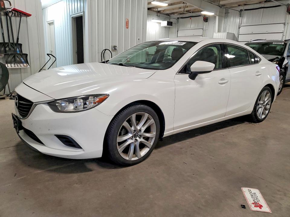 2016 Mazda 6 VIN JM1GJ1V55G1423604 COPART salvage auction — FRONT END, Mn - Cert Of Title-Salvage, sold $1,400 on 2026-07-16 (photo 1)