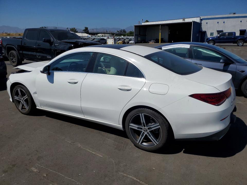 2020 Mercedes-benz Cla-klasse VIN W1K5J4GB4LN089912 COPART salvage auction — FRONT END, Ca - Salvage Certificate, sold $8,200 on 2026-07-08 (photo 2)