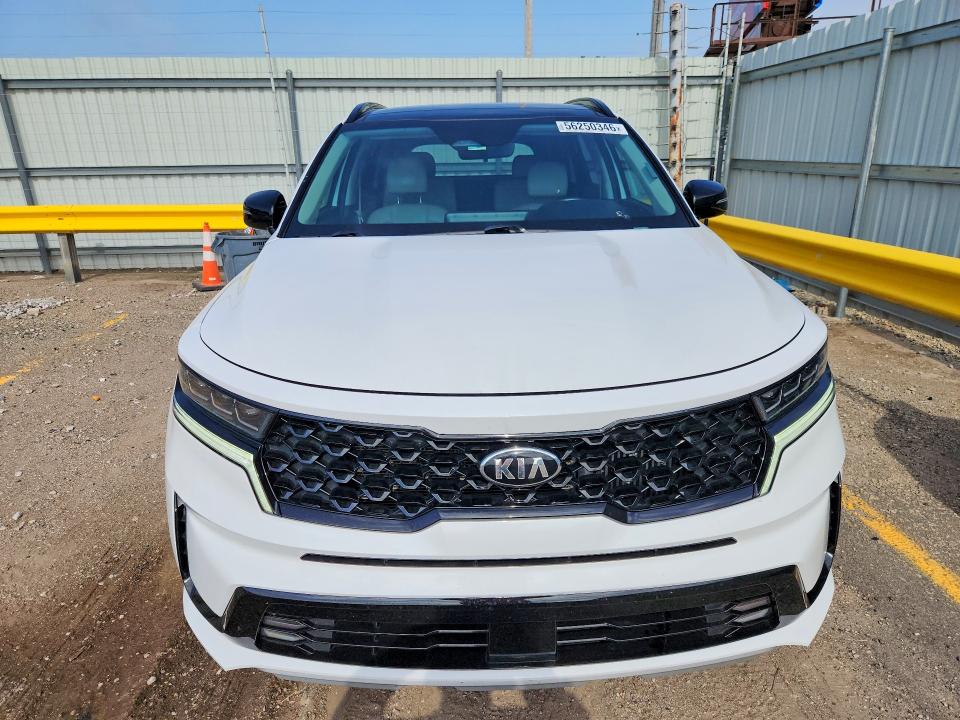 2021 Kia Sorento VIN 5XYRK4LF0MG020841 COPART salvage auction — HAIL, Ks - Cert Of Title-Salvage, sold $12,100 on 2026-07-20 (photo 5)