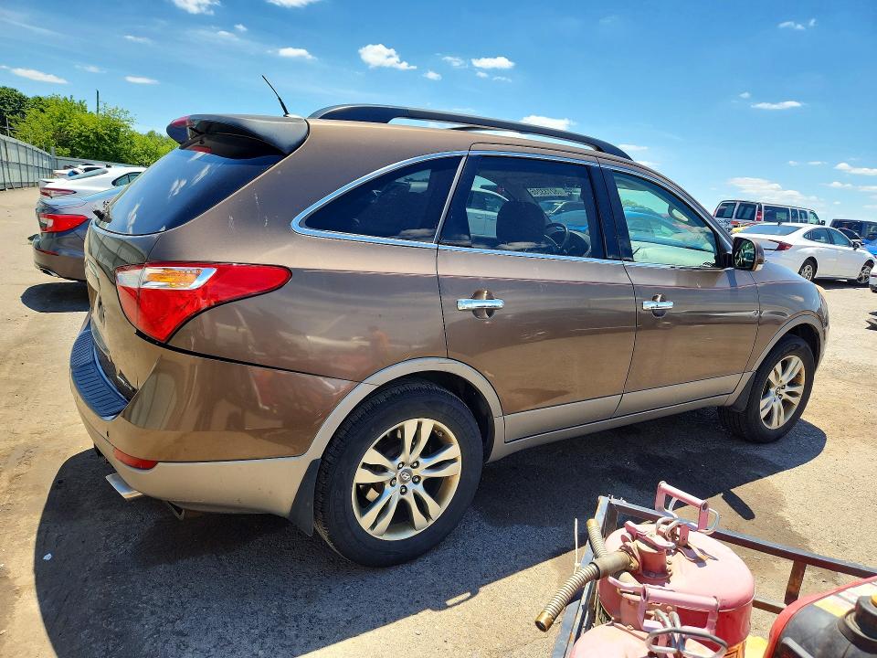 2012 Hyundai Veracruz VIN KM8NUDCC5CU184044 COPART salvage auction — REAR END, PA - CERTIFICATE OF SALVAGE, sold $1,150 on 2026-07-10 (photo 3)