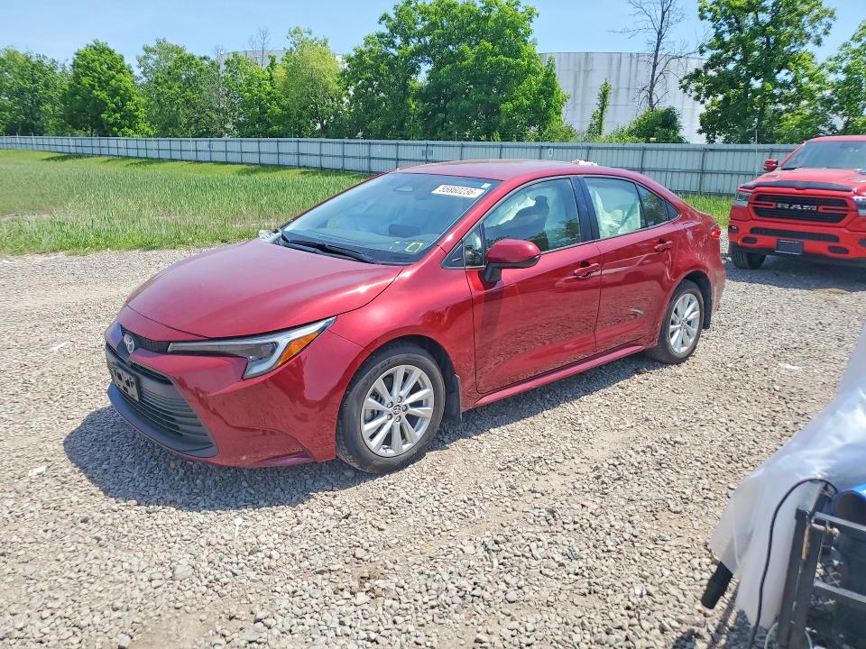 2025 Toyota Corolla VIN JTDBCMFE7S3087231 — COPART salvage auction photo
