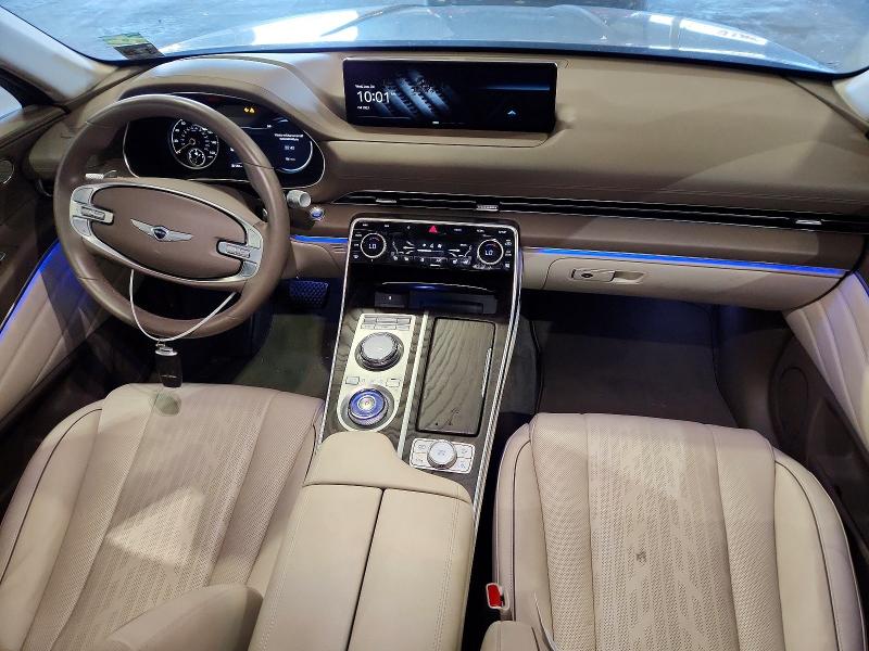 2024 Genesis Gv80 VIN KMUHBDSB7RU182026 COPART salvage auction — FRONT END, Salvage Title, sold $7,200 on 2026-07-22 (photo 8)