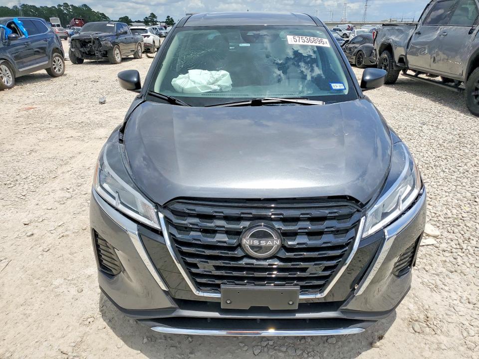 2025 Nissan Kicks VIN 3N1CP5BV6SL481346 COPART salvage auction — FRONT END, Tx - Salvage Vehicle Title, sold $7,400 on 2026-07-21 (photo 5)