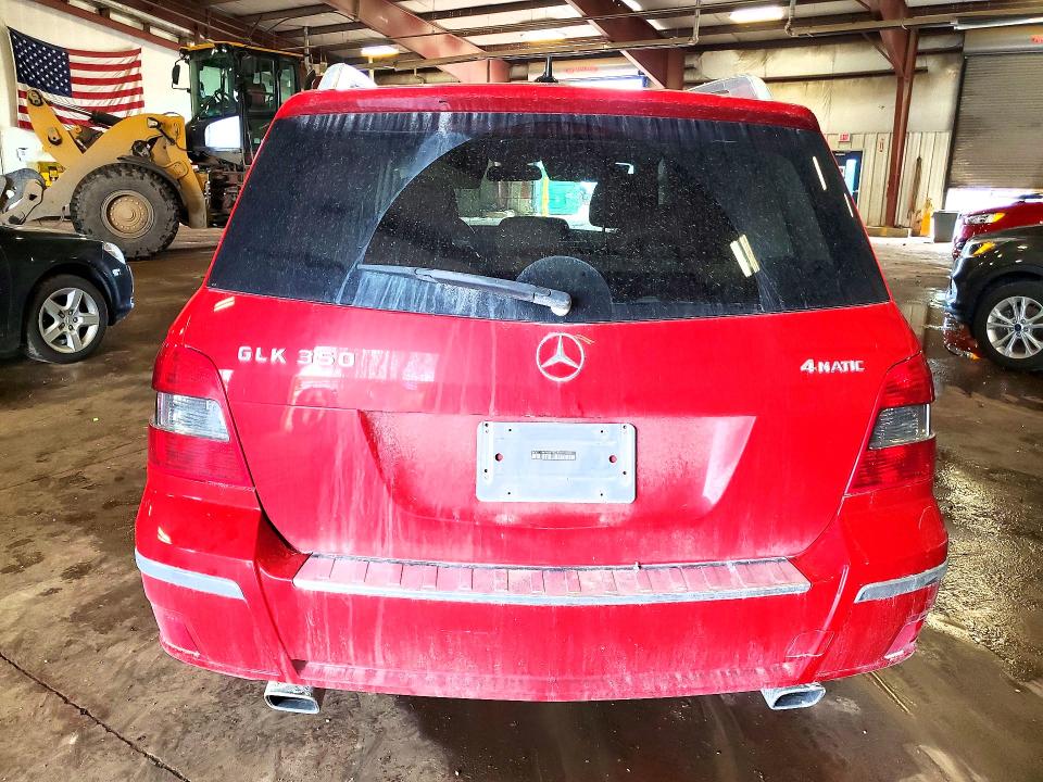 2010 Mercedes-benz Glk-klasse VIN WDCGG8HB6AF352801 COPART salvage auction — BURN, Mi - Certificate Of Title, sold $1,050 on 2026-07-06 (photo 6)