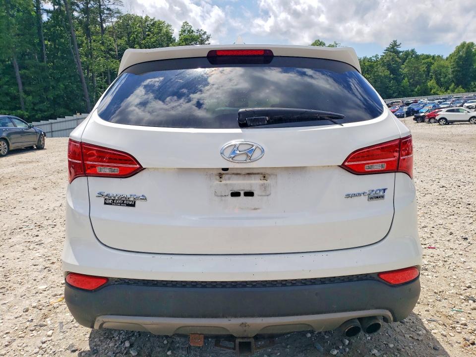 2015 Hyundai Santa fe VIN 5XYZW4LA1FG240503 COPART salvage auction — BIOHAZARD/CHEMICAL, Ma - Cert Of Title-Reconstrctd Coll, sold $2,600 on 2026-07-15 (photo 6)